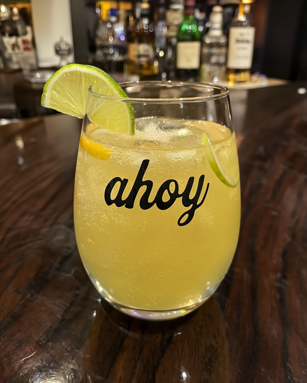 Anchored Ahoy Chillin' Stemless