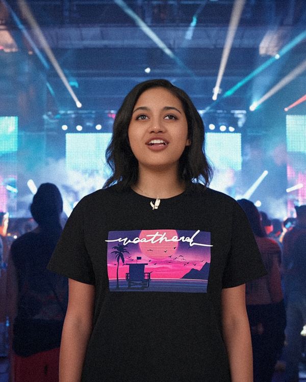 Sketchy Weathered Goodnight Tee