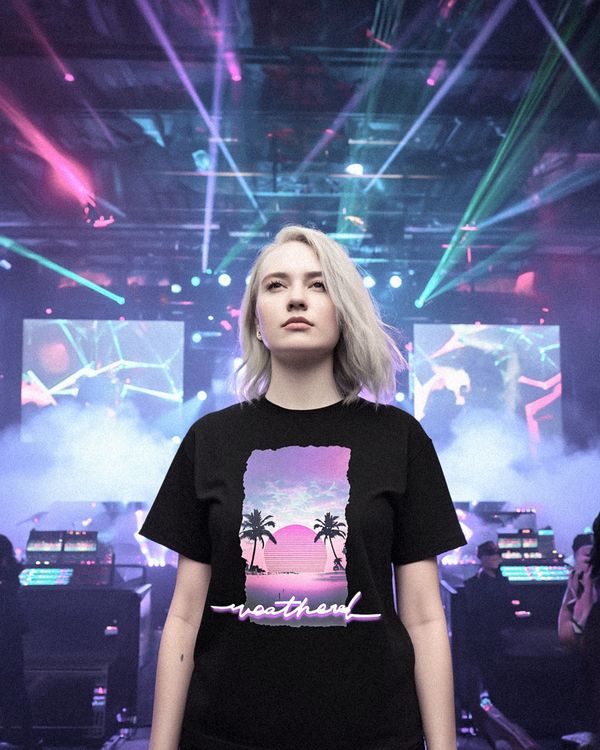 Sketchy Weathered Miami Nights Tee